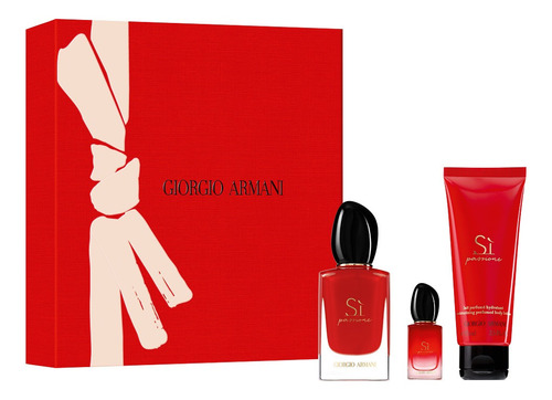 Armani - Si Passione Cofre Edt 50 + Edt 15 + Lotion 75 - D**