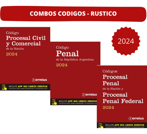 Codigo Procesal Civil Y Comercial + Penal + Procesal Penal