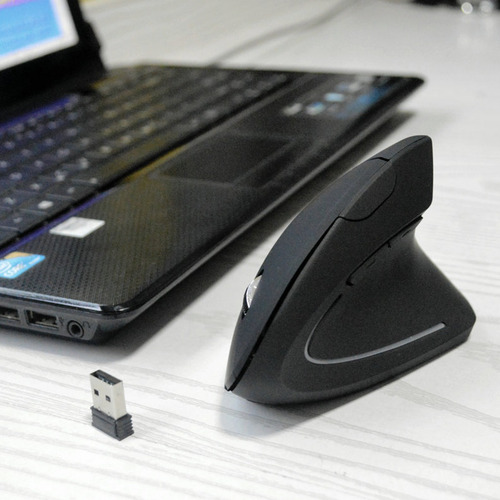Imagen 7 de 9 de Mouse Vertical Inalámbrico Ergonómico Recargable 3 Dpi