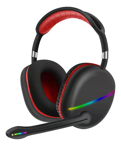 Auriculares Inalámbricos Bluetooth Pc Sobre Rojo