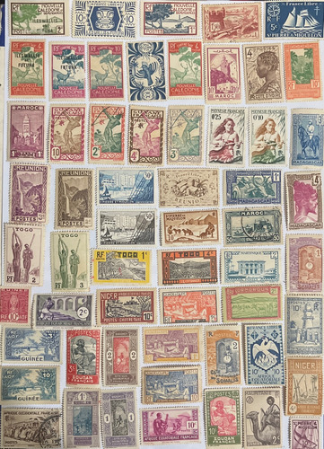 Sello Correo Antiguo Africa Colonias Francesas 58 Estampilla