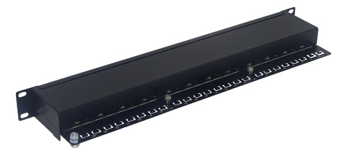 Linkmade 24-rj45 Cat6 Ftp Sftp Blindado Patchpanel 1u Certif