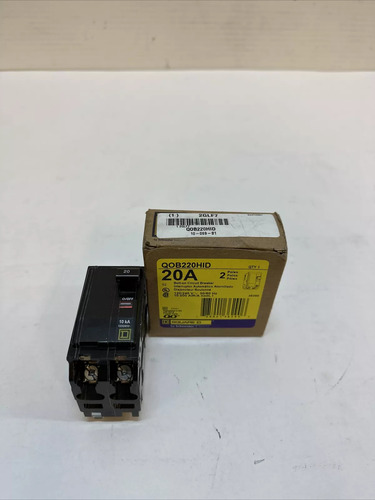 Interruptor Termomagnetico Atornillable Square D Qob220 2x20