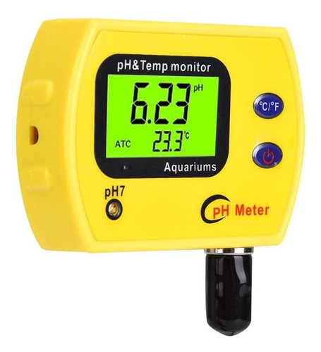 Monitor Medidor Ph Controlador Temp Agua Acuario