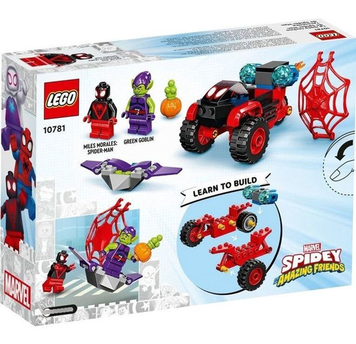 Imagen 4 de 5 de Lego Spidey Amazing Friends - Spiderman Techno Trike - 10781