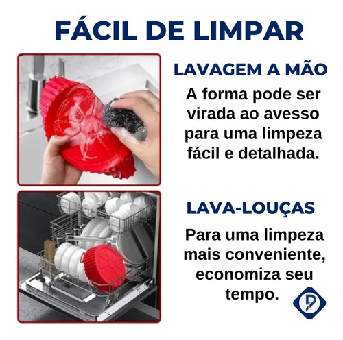 Kit 2 Forma De Silicone Para Air Fryer Reutilizável