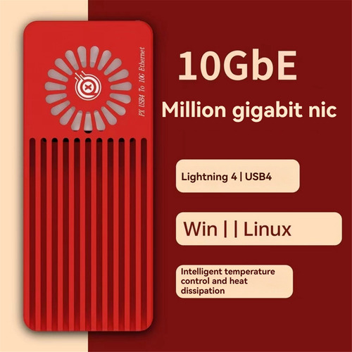 Para Tarjeta Thunderbolt 10g Ethernet Px Usb4 A 10g Ethernet