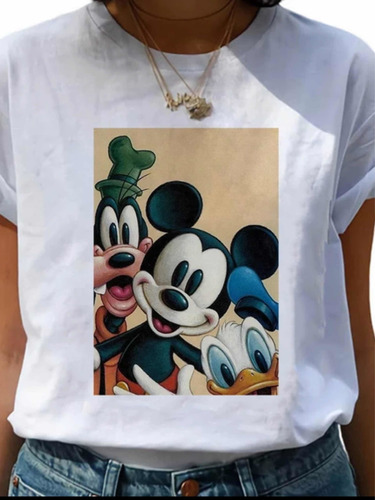 Camisetas De Mujer Talla S, Estampados Disney Envío Gratis 