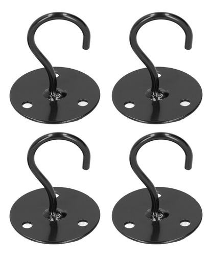 T Conjunto De 4 Cabides De Teto Em Ferro Forjado Para Montar