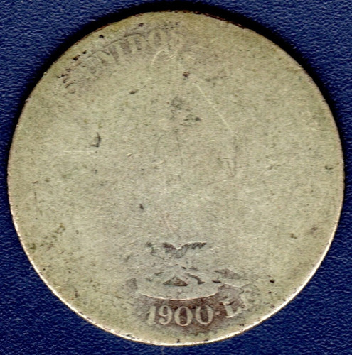 Moneda De Plata De 1 Bolívar Del Año 1900