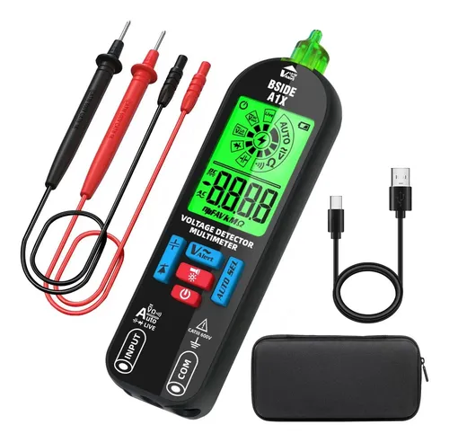 Multimetro Modos Voltímetro Eléctrico Recargable De Probador Multímetro Modo | MercadoLibre