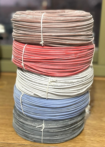 Cable Unipolar 1 Mm Silicona 100 Mts Normalizado Conducable Celeste