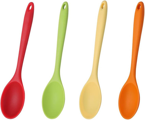 Firefly Cucharas De Silicona De 4 Piezas Para Cocinar,