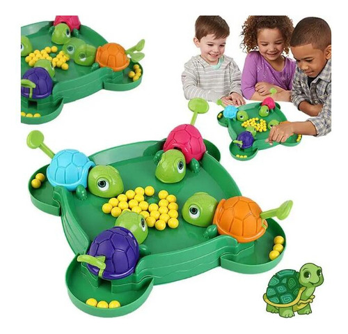 Juegos De Mesa Competitivos Para Niños Y Padres, Turtles Eat