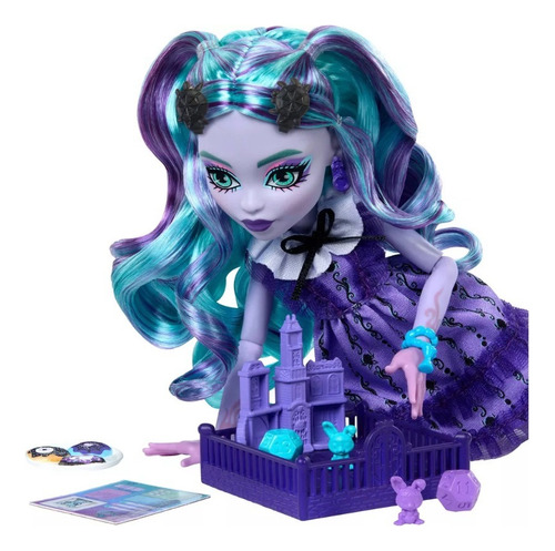 Monster High Fearbook Muñeca Twyla Fashion Universitaria