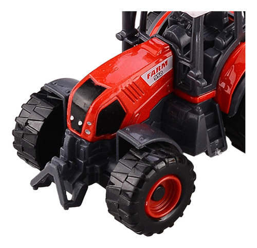 2 Mini Tractor Para Niños, Juego De Tractor Pequeño,, Rojo