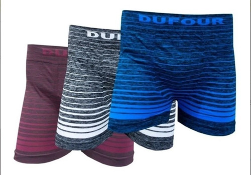 Imagen 2 de 9 de Boxer Hombre Dufour Pack X 6 S/ Costura - Art 11943