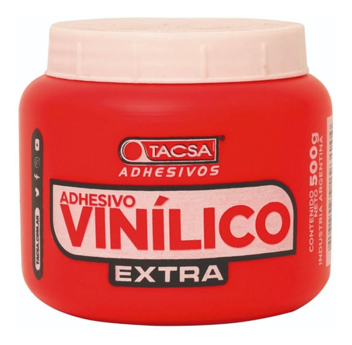 Adhesivo Cola Vinílica Carpintero Extra Tacsa X 500grs 