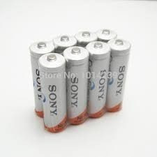 8 Pilha Sony Aa Recarregável 4600mah 1,2v Pequena