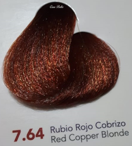 Tinte Hidracolor 7.64 Rubio Rojo Cobrizo + Peroxido