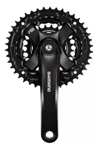 Triple Multiplicadora Shimano Tourney 6/7/8 Ty-501 48-38-28 Color Negro