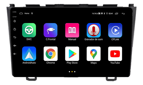 Central Multimidia Crv 05/11 9p Android 13 Carplay 2gb 64gb