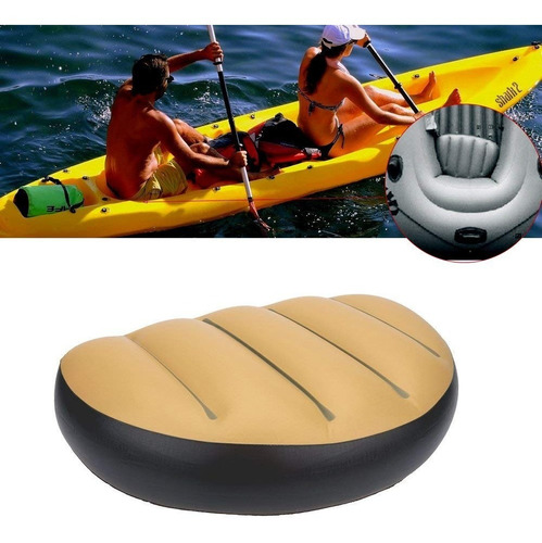 Cojin Asiento Kayak Canoa Barco Inflable Pvc