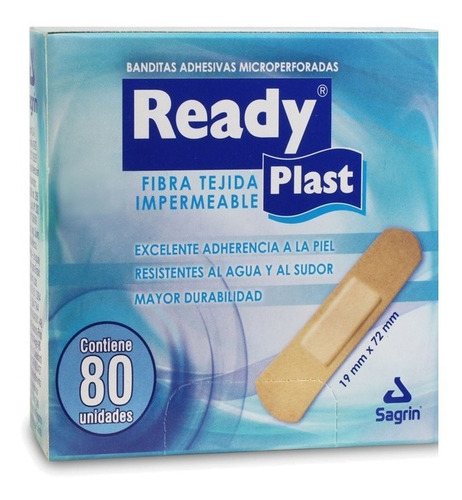 Banditas Adhesivas Readyplast Contiene 80 Unidades