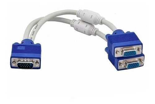 Cable Vga Splintter (1 Macho 2 Hembras) 