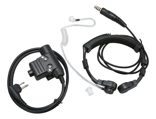 Auriculares Con Micrófono En Espiral, Walkie Talkie, U94 Ptt