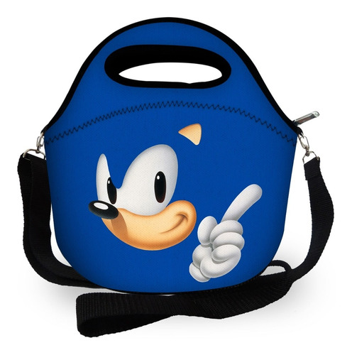 Bolsa Lancheira Térmica Escolar Sonic Azul