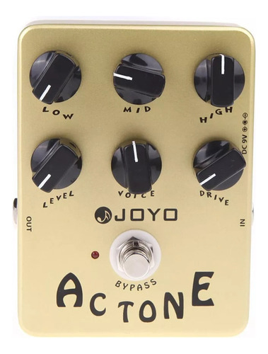 Joyo Jf-13 Ac Tone Vox Amp Simulador De Efectos De Guitarra