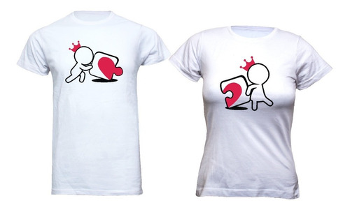 Poleras Para Parejas- San Valentin- Pololos 