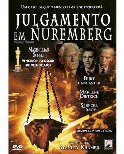 Dvd Julgamento Em Nuremberg - Spencer Tracy, Burt Lancaster