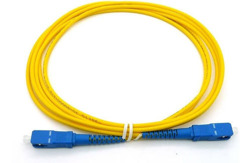 Cable Fibra Optica Con Conectores Sc Upc Internet 2 Metros