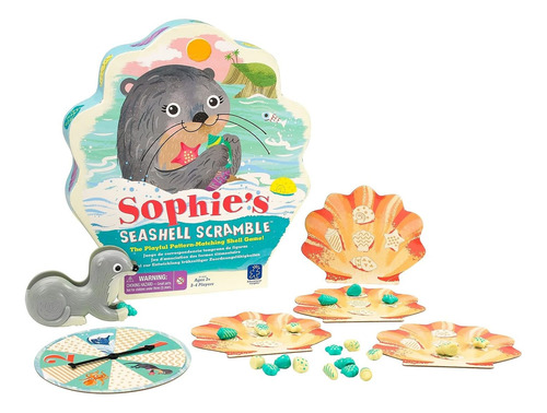 Educational Insights Sophies Seashell Scramble Game Para Niñ