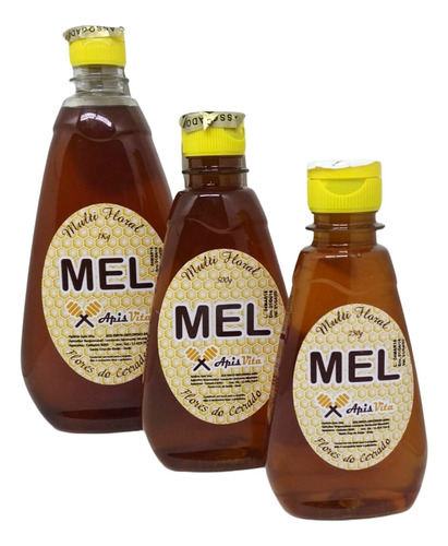 Mel Multifloral 500g - 1 Kits 6 Unidades