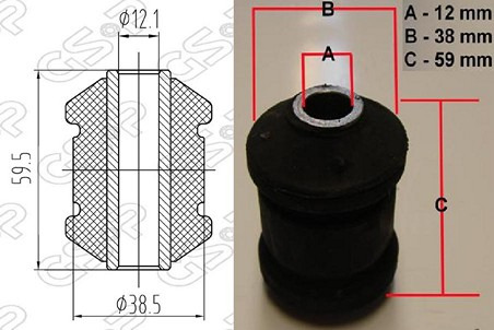 Buje De Parrilla Inferior Gm (2) (b) Chevrolet Monza 91-93