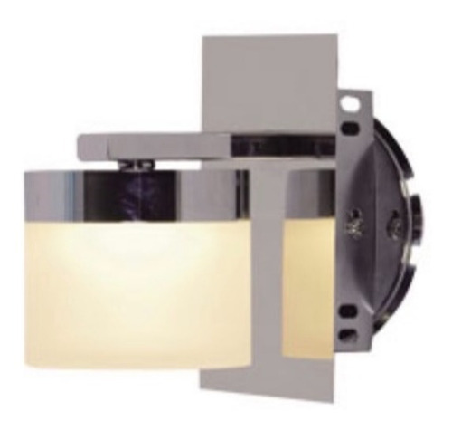 Aplique Pared Led 1 Luz Megan 4,2w, Cromo C/interru Color Plateado