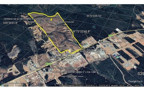 Se Arrienda Parcela/terreno De 60 Hectáreas En Constitución