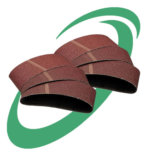 Imagen 1 de 7 de Lijas De Banda Madera 75 X 533mm Grano 60 Pack 6 Unidades