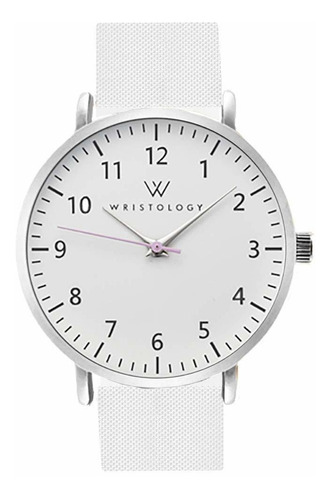 Reloj Mujer Wristology Sws001 Cuarzo Pulso Blanco En