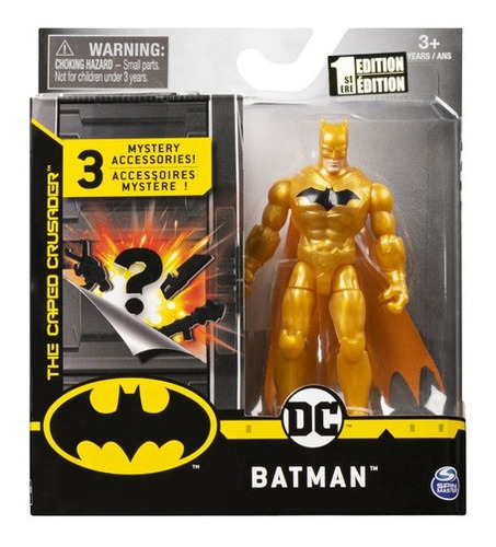 Batman Defender Figura Articulada 10cm Original Dc 67801b