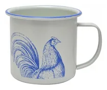 Comprar Jarros Recipientes Enlozados Diseño  Gallo  9x8 Cm 