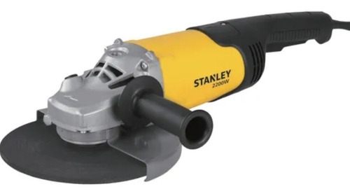 Amoladora angular Stanley Sl229, 230 mm, 2200 W, 9 pulgadas, color amarillo, 220 V