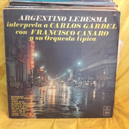 Vinilo Argentino Ledesma Francisco Canaro Carlos Gardel L T2