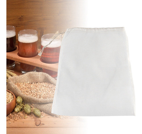 100 Bolsas Filtro Reutilizables De Malla Para Vino 28x45cm