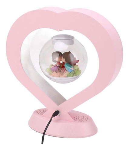 Altavoz Inalámbrico Flotante Que Levita En Forma De Corazón