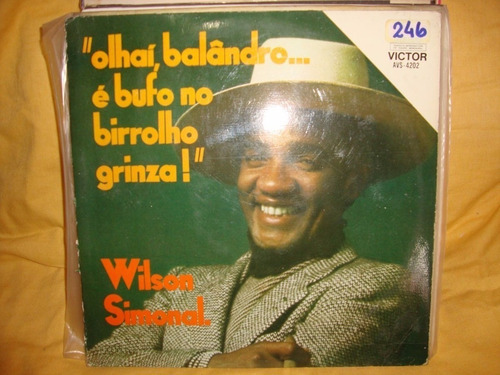 Vinilo Wilson Simonal Olhai Balandro E Bufo No Birrolho Br1