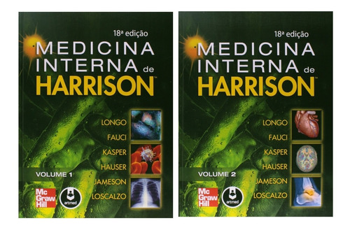 Medicina Interna De Harrison 18ª Ed. - Volume 1 E 2 - Outlet